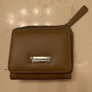 Tahari small faux leather wallet with all the essentials